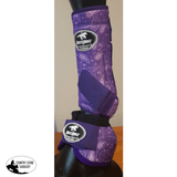 Purple Paisley Boots