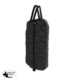 Quilted Nylon Bag Black Saddle Carriers