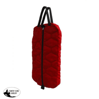 Quilted Nylon Bag Red Saddle Carriers