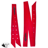 New! Premium Quality Nylon Off Billet And Tie Strap Set. Red
