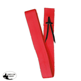 Showman Premium Quality Nylon Off Billet And Tie Strap Set.red