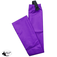New! Showman ® Cordura Nylon Tail Bag With Button Snap Closure. Purple