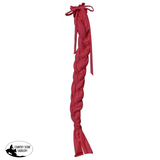 New! Showman ® Durable Lycra® Braid-In Tail Bag. Red