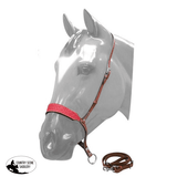 Showman ® Glitter Overlay Leather Tie Down. Full/cob / Red