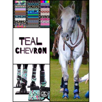 New! Teal Chevron Boots.