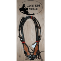 New! Two Ear Tooled Bridle- Css07